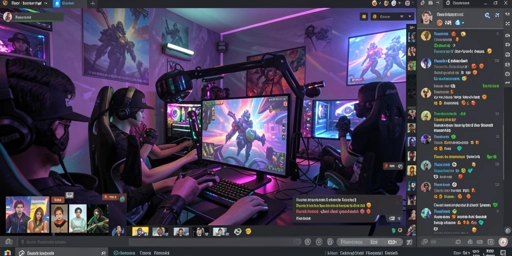 Fitur chat untuk berinteraksi dengan pemain lain secara langsung.
