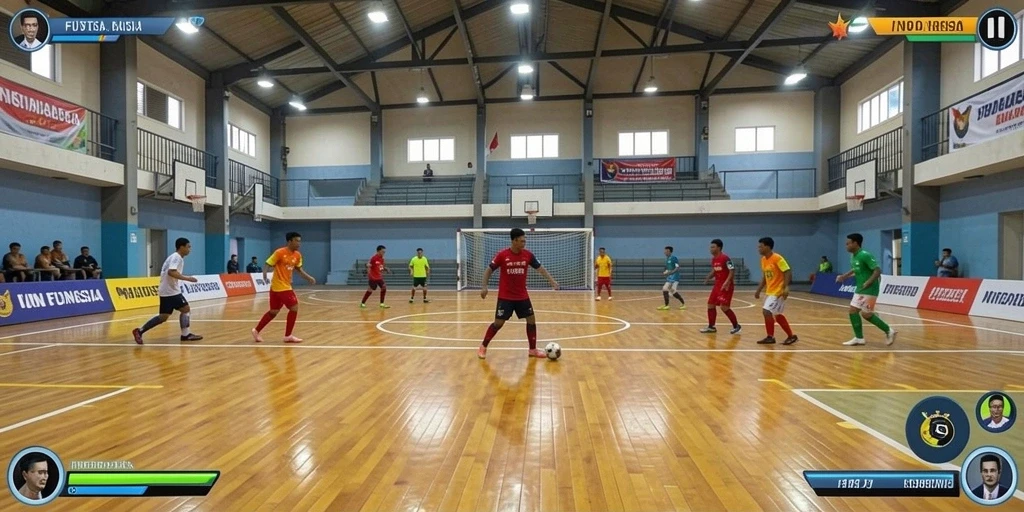 Screenshot memperlihatkan suasana permainan yang penuh aksi.