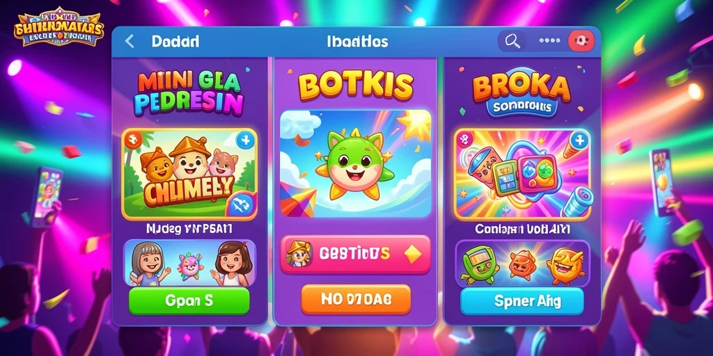 Grafis yang menarik dan penuh warna.