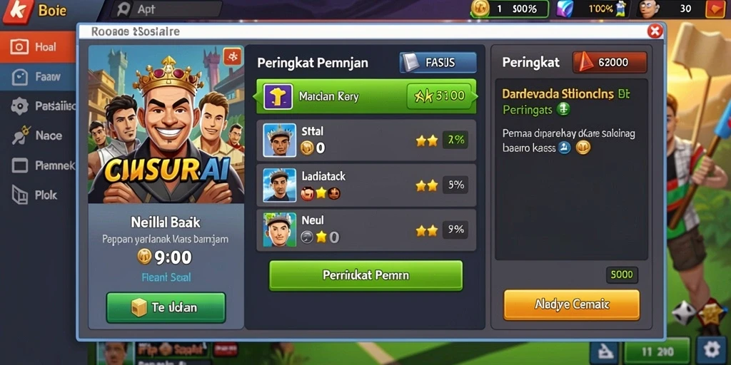 Screenshot ketiga menunjukkan antarmuka pengguna yang ramah.