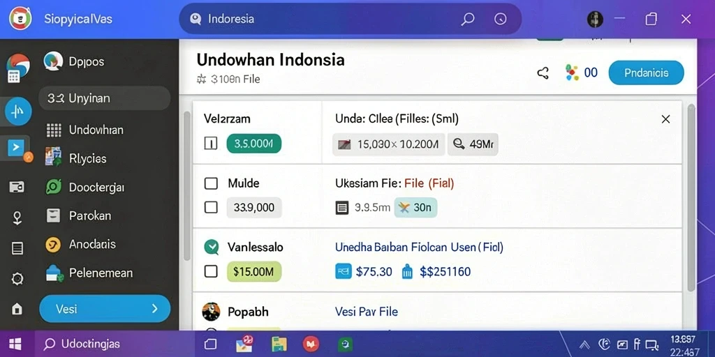 Tangkapan layar memperlihatkan berbagai senjata canggih yang tersedia.