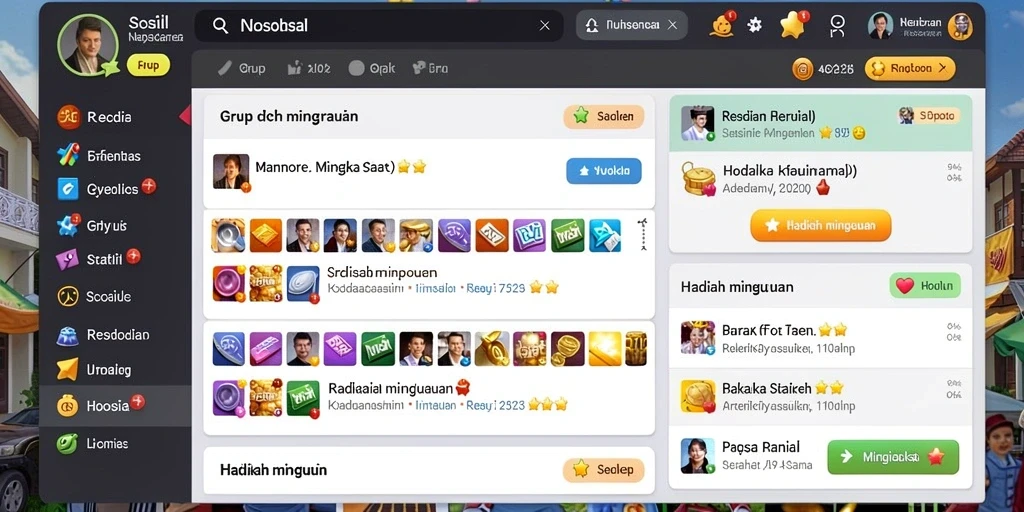Tantangan level yang seru dan mendebarkan.